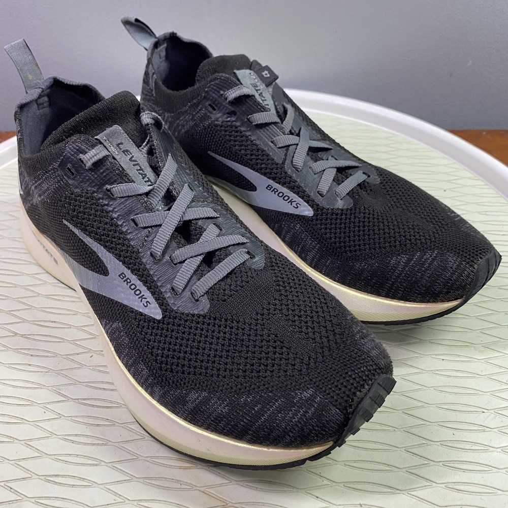 Brooks Levitate 4 Women's Running Sneakers Shoes Black&Gray Sz.8.5